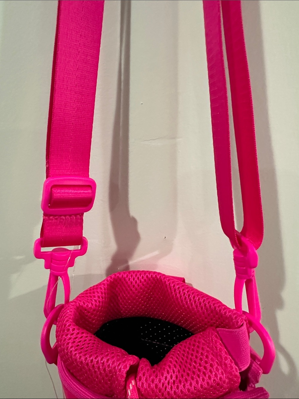 Women's Neoprene Crossbody Bucket Bag - Picture 8 of 12